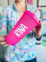 Load image into Gallery viewer, Pink Sparkle Cup
