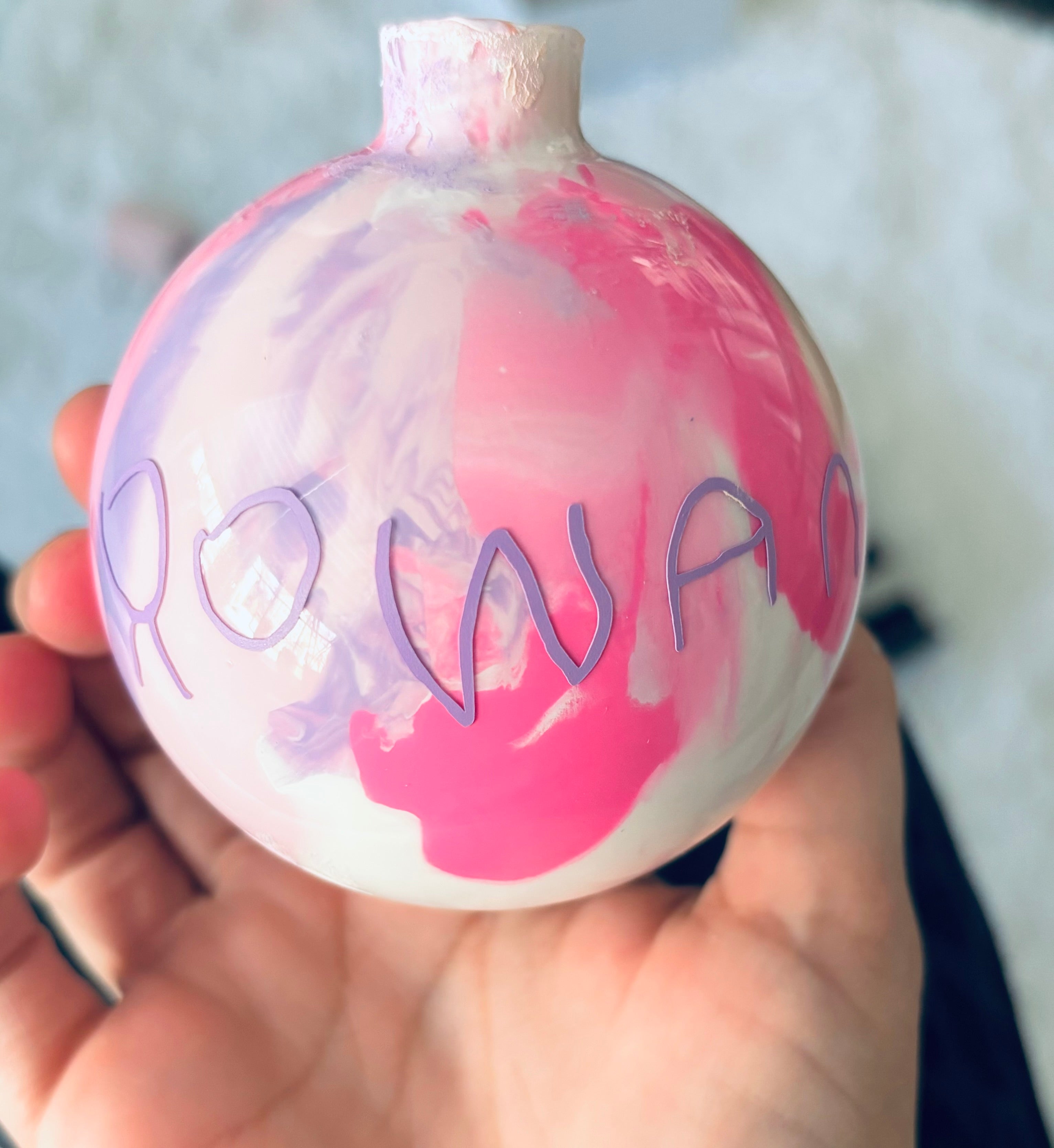 Kids Writing Ornament