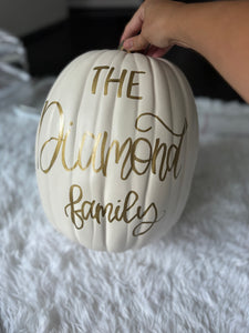 Faux Pumpkin