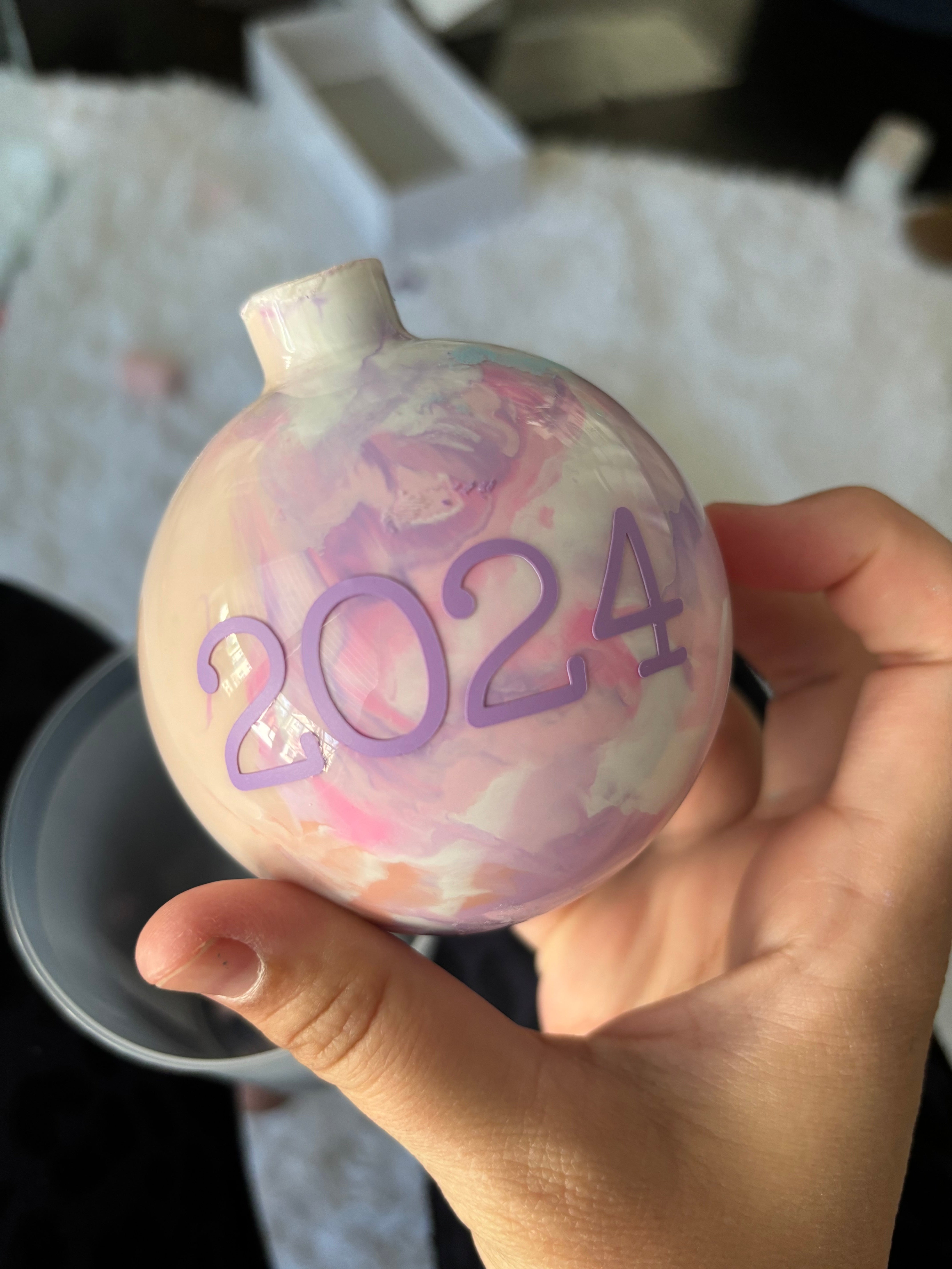 Kids Writing Ornament