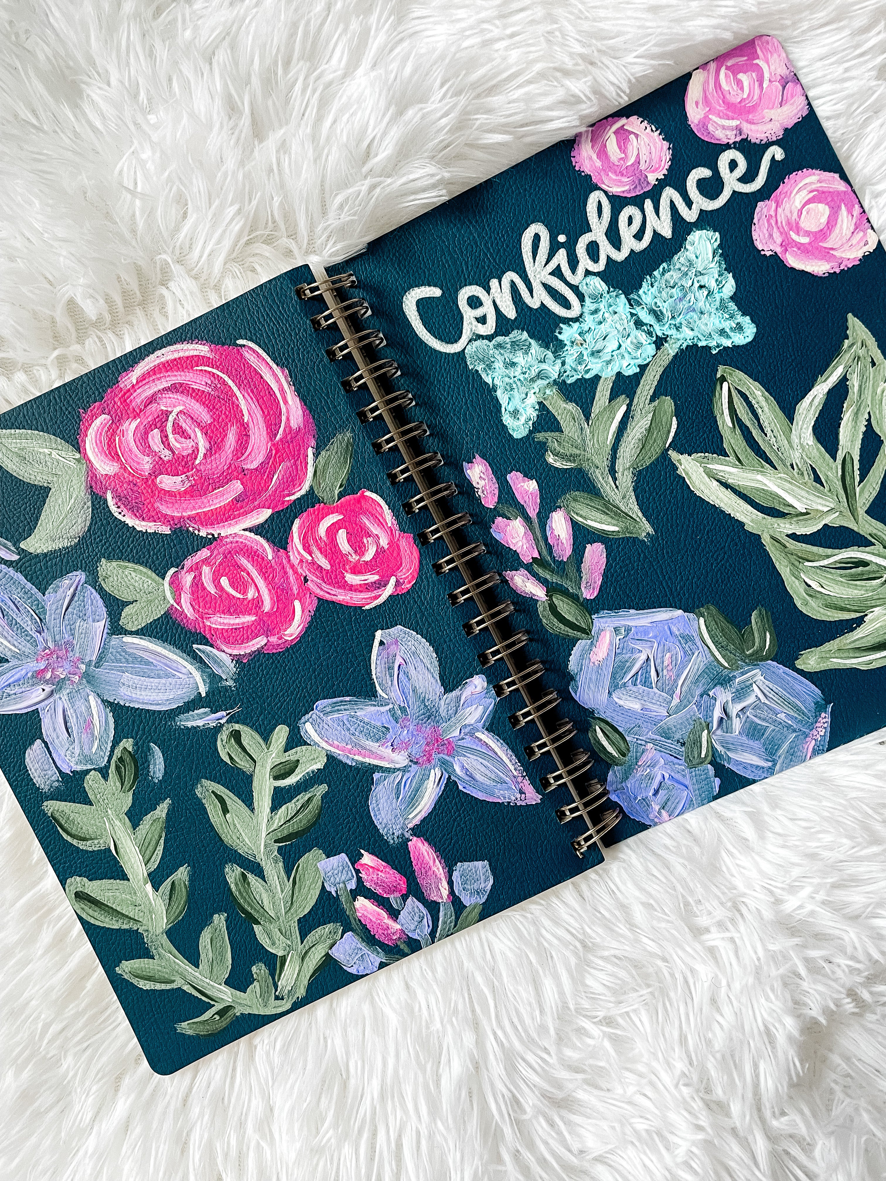 Spiral Floral Notebook