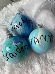 Kids Writing Ornament