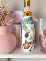 Load image into Gallery viewer, Custom Painted Champagne Bottle
