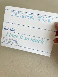 Thank you printable