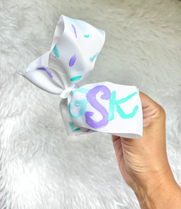 Hand painted bow