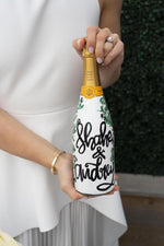 Load image into Gallery viewer, Custom Painted Champagne Bottle
