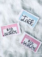 Load image into Gallery viewer, Hello my name is : Baby name tag
