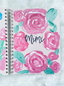 Spiral Floral Notebook