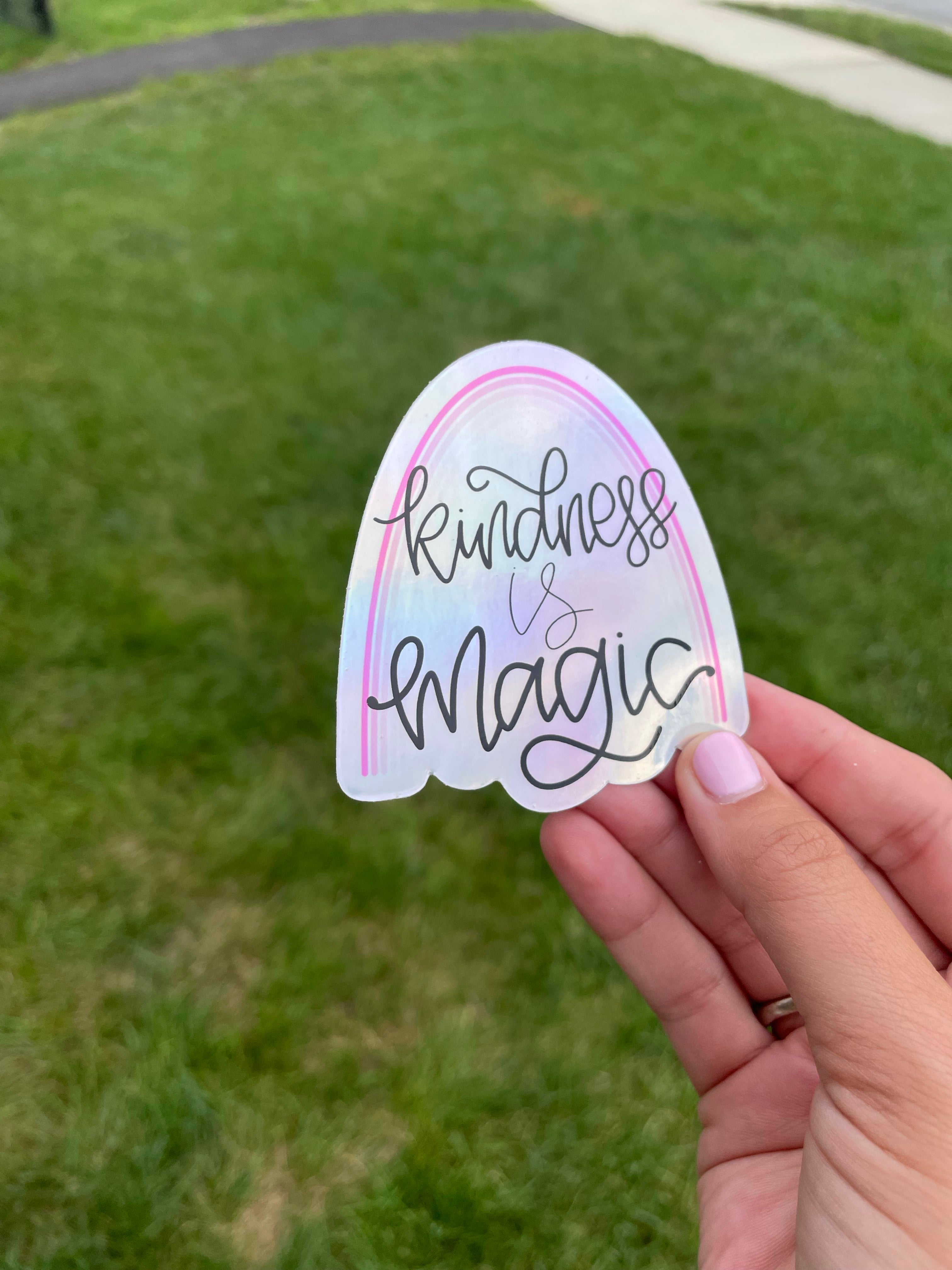 Kindness is Magic Sticker