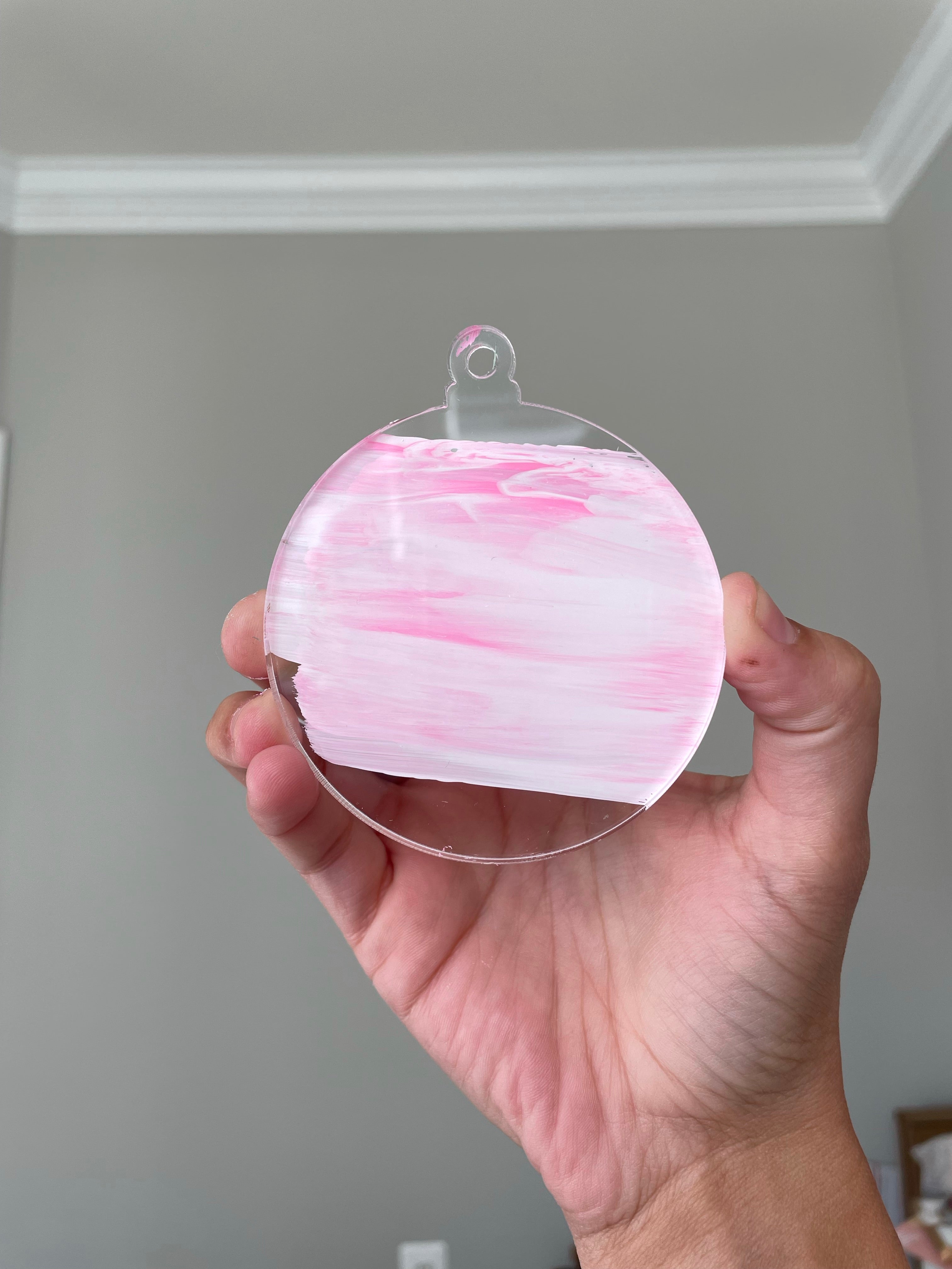 Clear Acrylic Ornaments